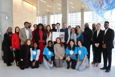Michael J. Nyenhuis (CEO and President of UNICEF USA) and Mayor Frey (Minneapolis) were joined by the press, elected officials, city leaders city leaders, government agencies, service providers, nonprofits and, most importantly, youth and community members at the recognition ceremony